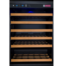 Load image into Gallery viewer, Allavino 47&quot; Wide FlexCount II Tru-Vino 112 Bottle Dual Zone Black Side-by-Side Wine Refrigerator BF 2X-VSWR56-1B20